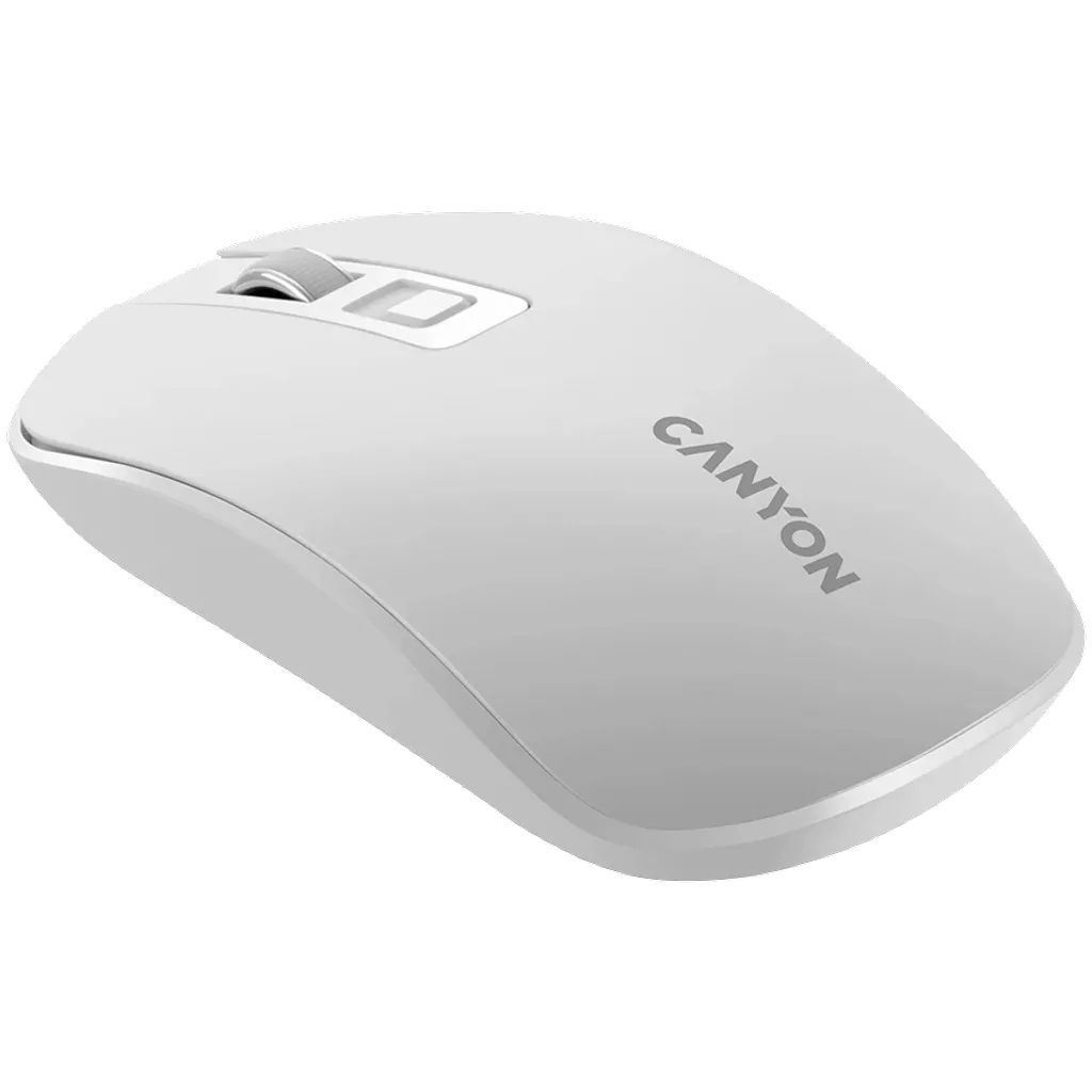 Canyon MW-18 Wireless Optical Mouse Pearl White