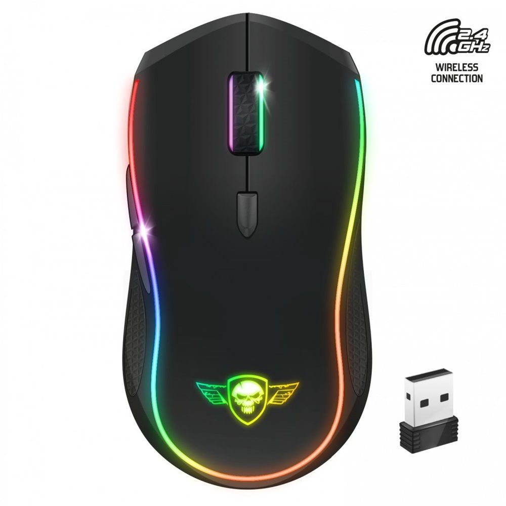 Spirit Of Gamer Pro-M9 RGB Wireless Gaming Mouse Black