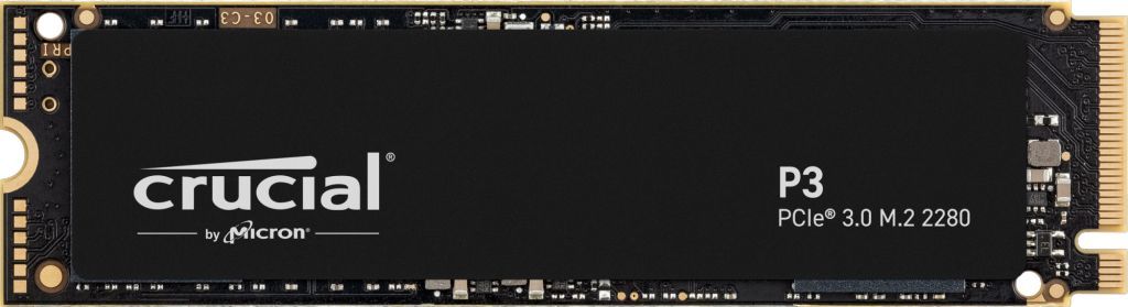 Crucial 500GB M.2 2280 NVMe P3