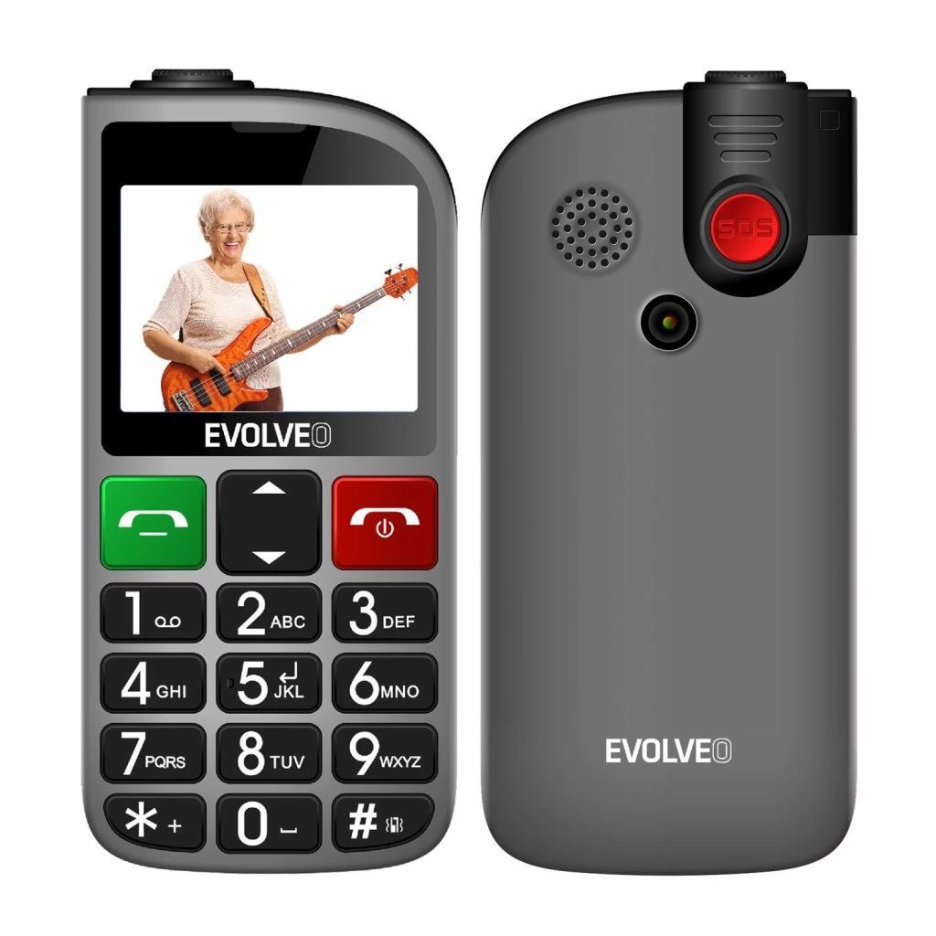 Evolveo EasyPhone EP-801 FL DualSIM Silver