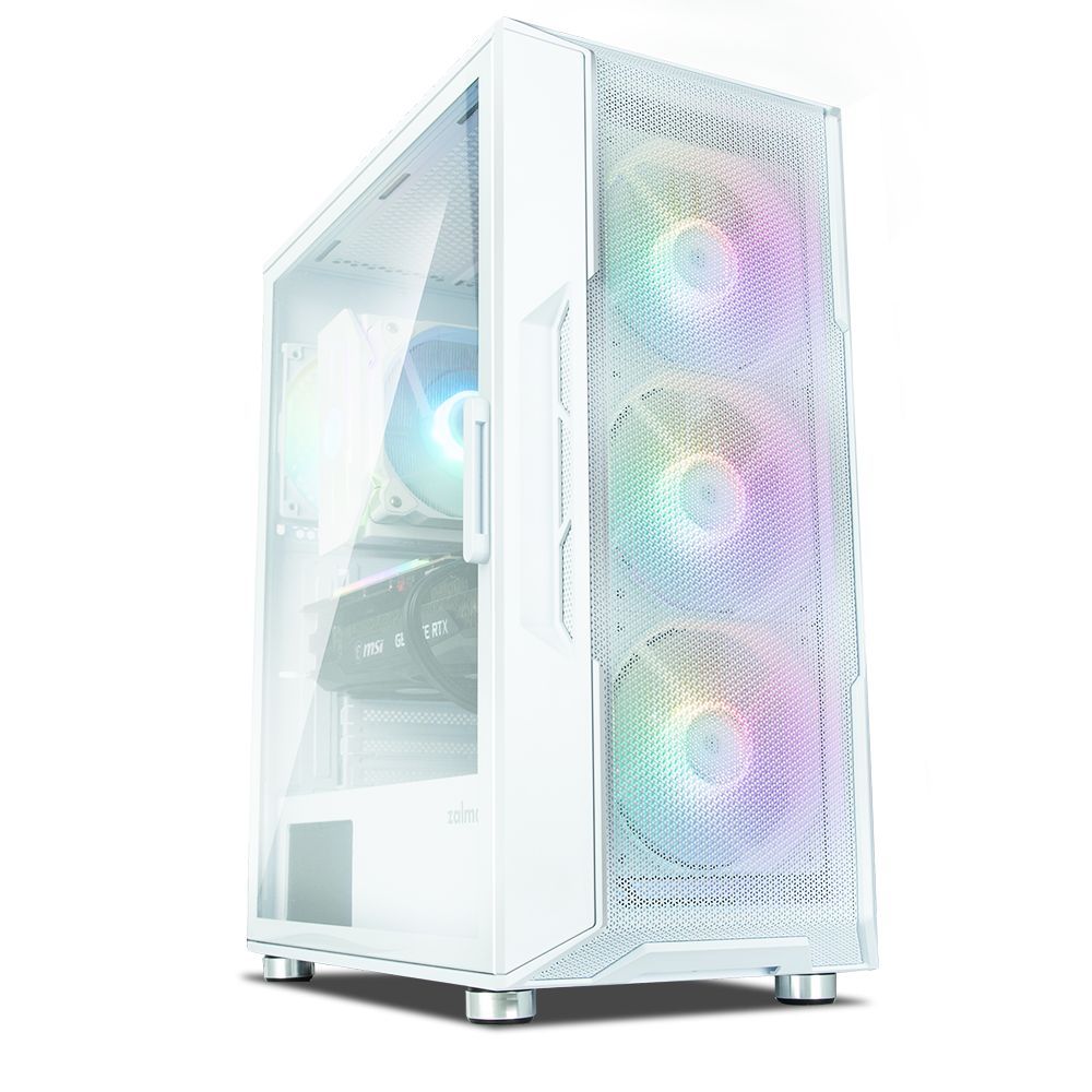 Zalman I3 Neo Tempered Glass White