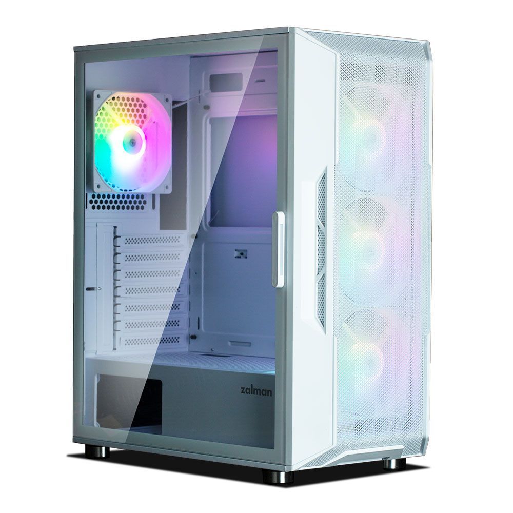 Zalman I3 Neo Tempered Glass White