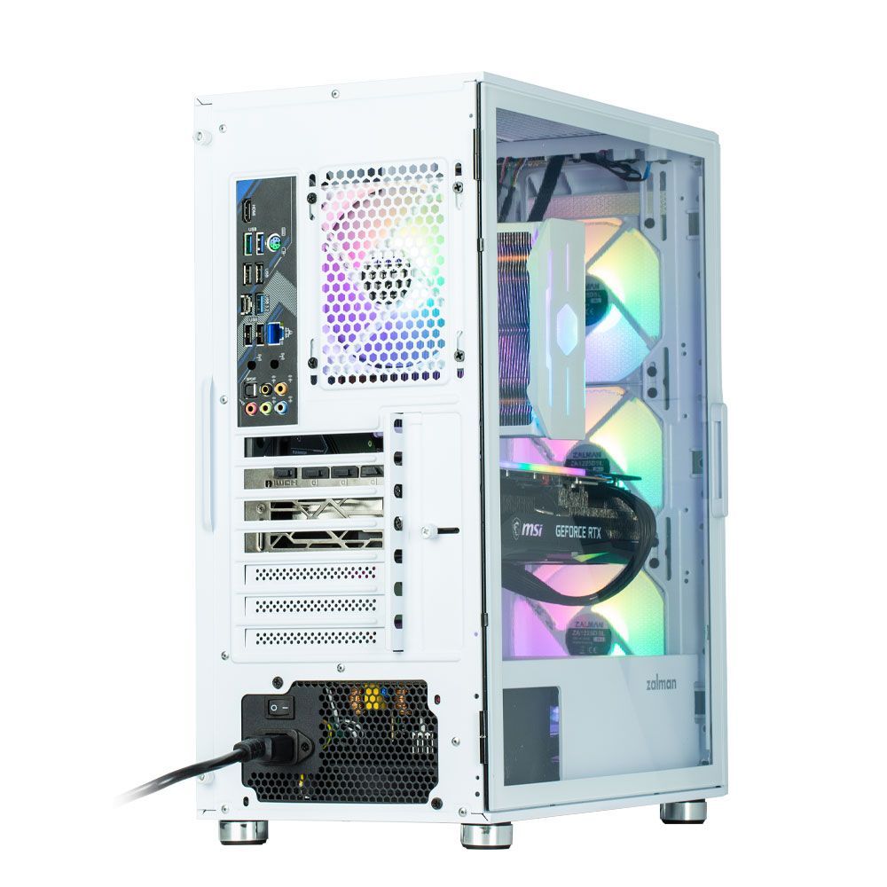 Zalman I3 Neo Tempered Glass White