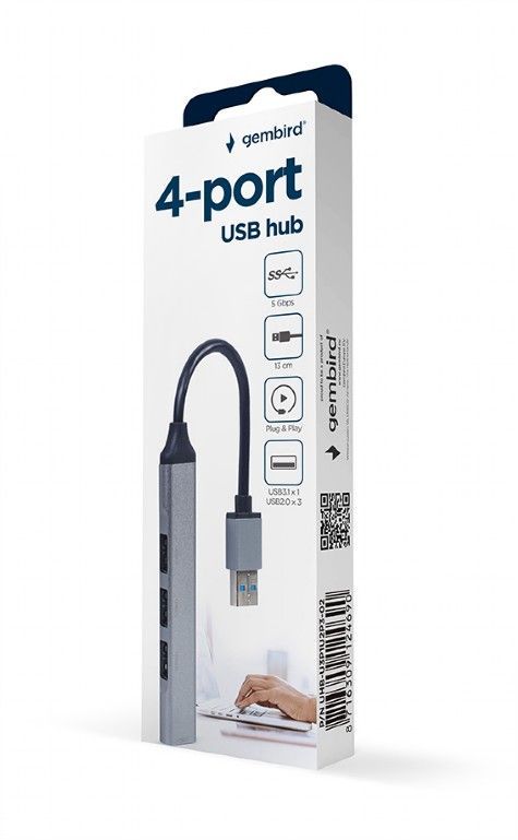 Gembird UHB-U3P1U2P3-02 4 port USB 3.1 (Gen 1) hub