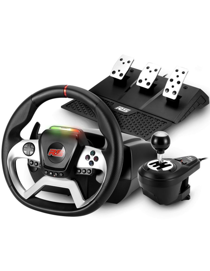 Spirit Of Gamer Race Wheel Force 1080RS USB Kormány Black/Silver