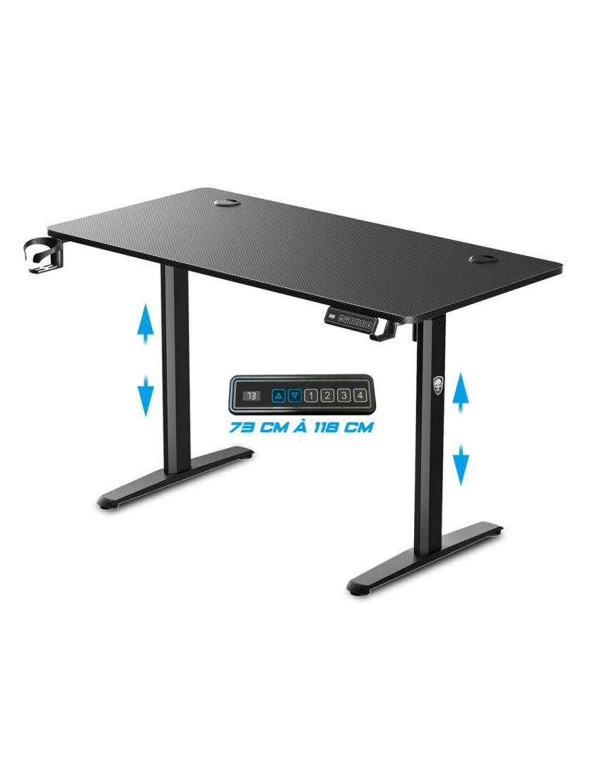 Spirit Of Gamer Headquarter 700 Gaming Desk Black