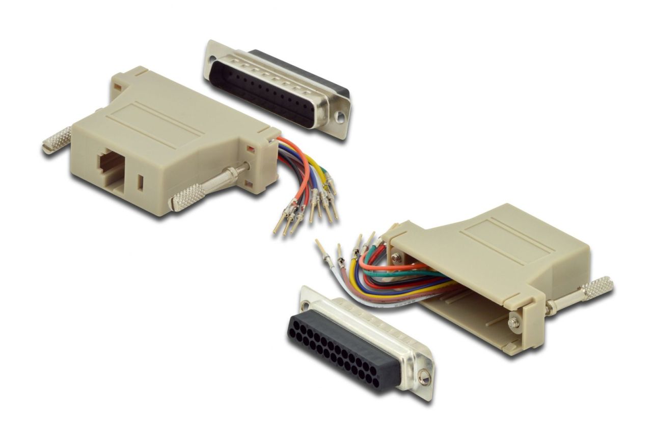 Assmann Adapter, DB25, RJ45, Modular