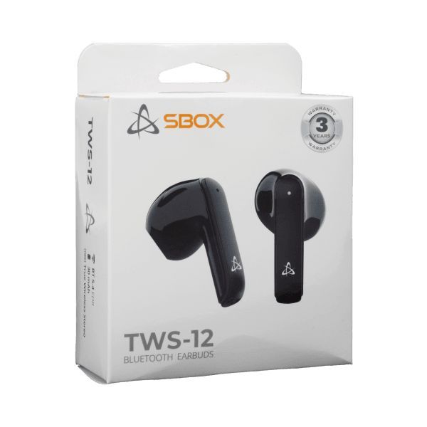 SBOX EB-TWS12 Bluetooth headset Black