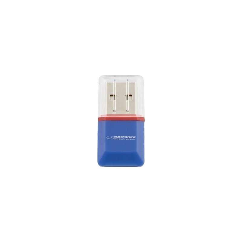 Esperanza EA134 MicroSD Card Reader Blue