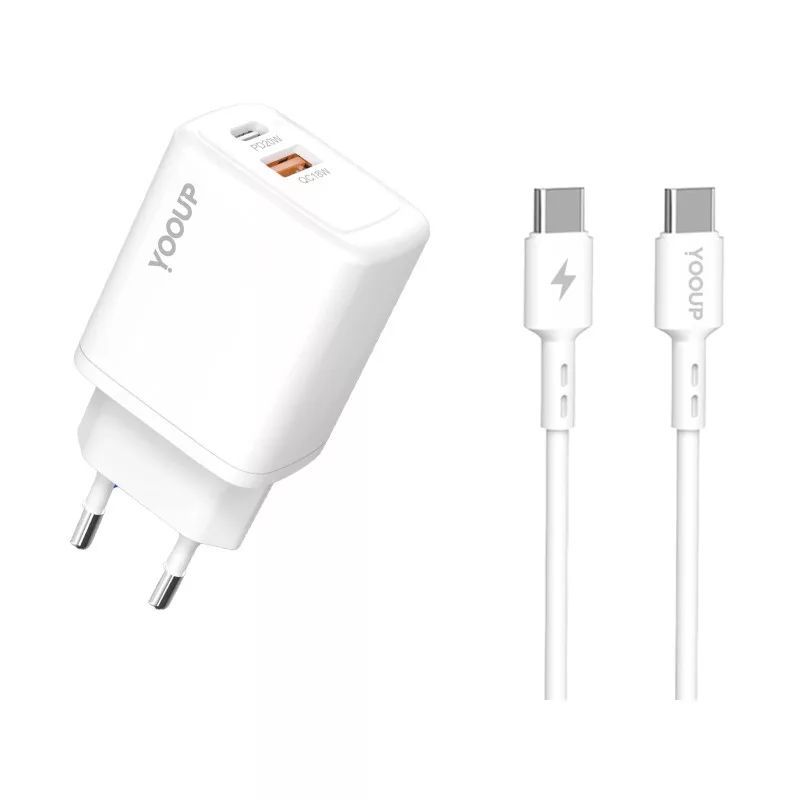 YOOUP NC56-D 20W USB-C cable 1m White