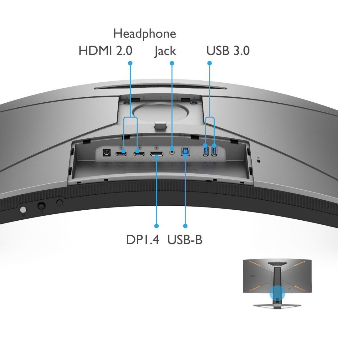 Benq 34" MOBIUZ EX3410R LED Curved