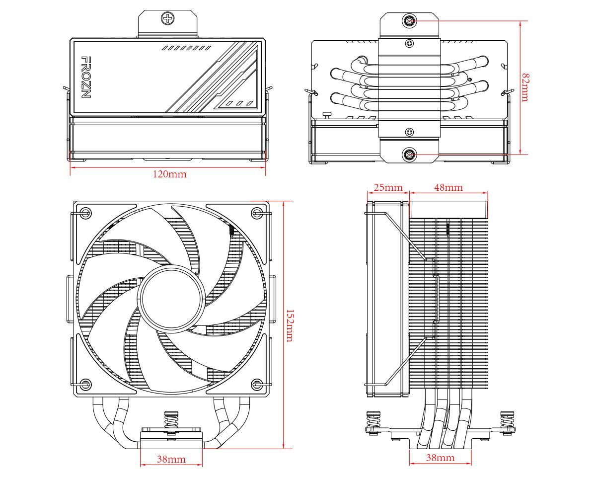 ID-COOLING FROZN A410 BLACK