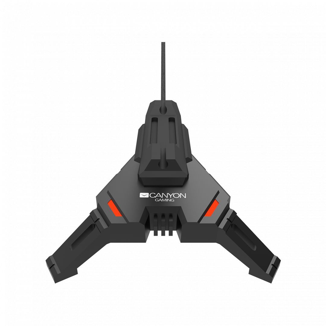 Canyon WH-100 2in1 Gaming Mouse Bungee stand and USB 2.0 hub Set Black