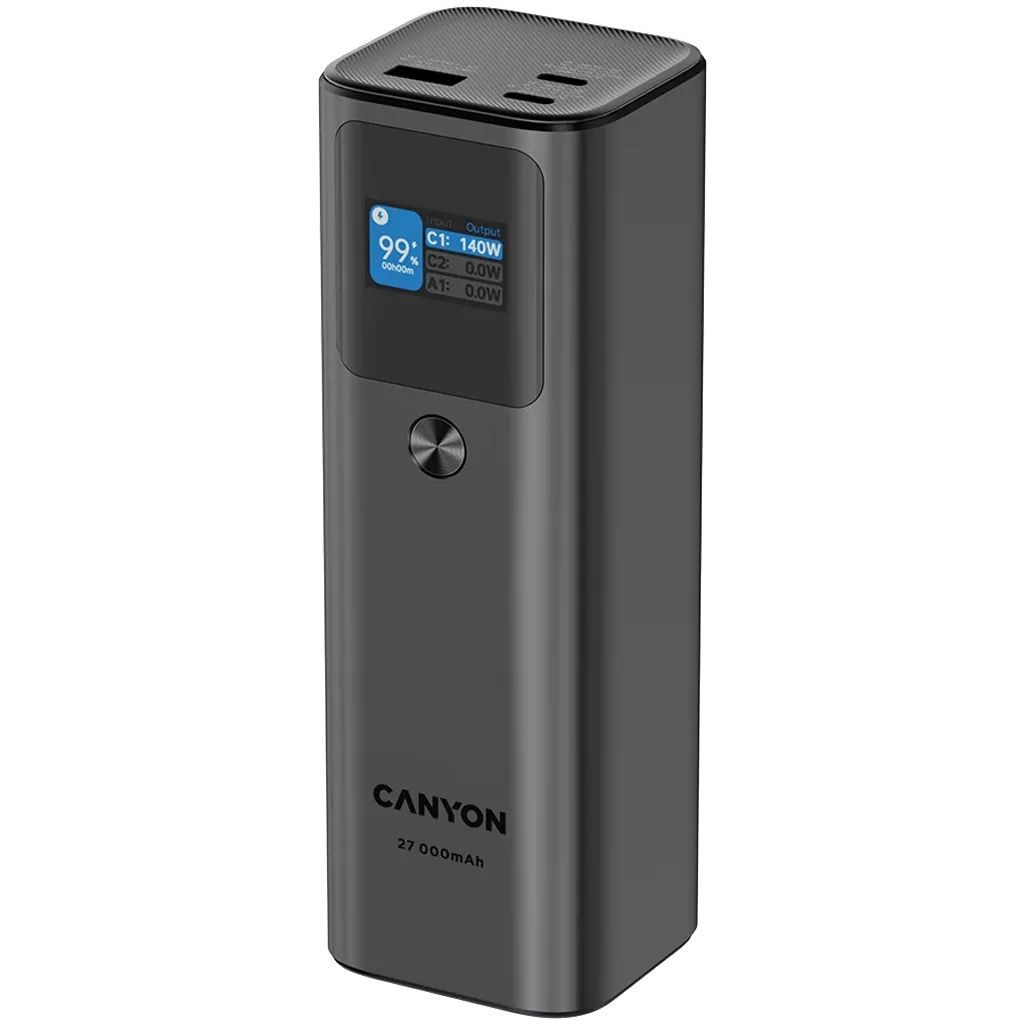 Canyon CNE-CPB2010DG 27000mAh PowerBank Dark Gray