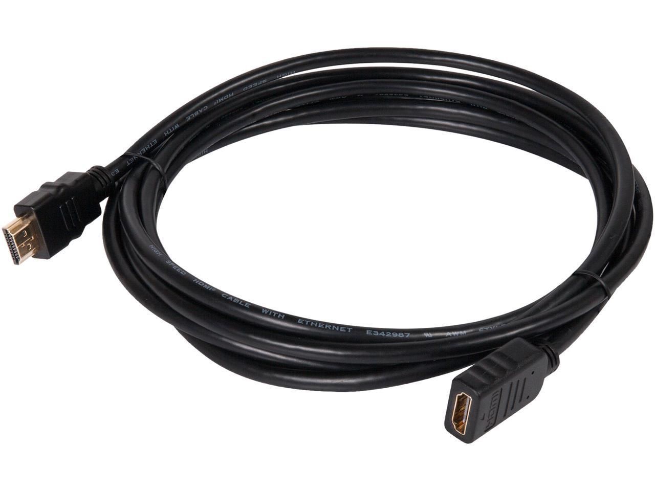 Club3D High Speed HDMI 2.0 UHD Extension Cable M/F 3m Black Club3D High Speed HDMI 2.0 UHD Extension Cable M/F 3m Black