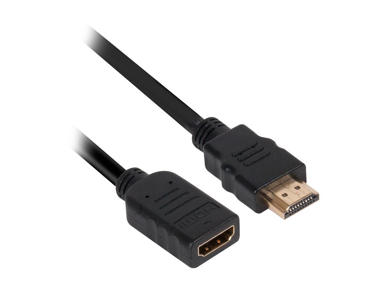 Club3D High Speed HDMI 2.0 UHD Extension Cable M/F 3m Black Club3D High Speed HDMI 2.0 UHD Extension Cable M/F 3m Black