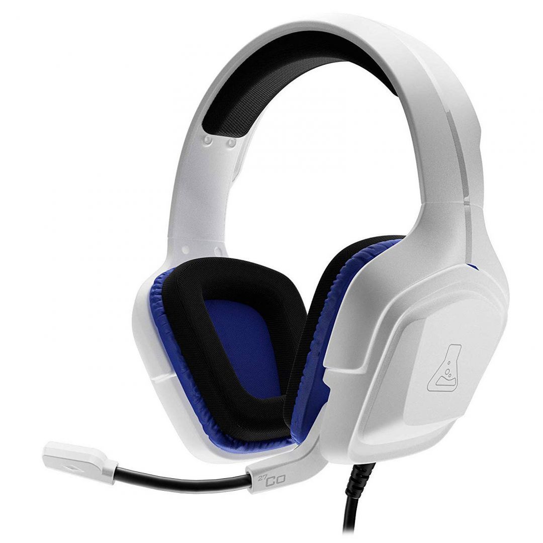 The G-Lab Korp Cobalt Gaming Headset White