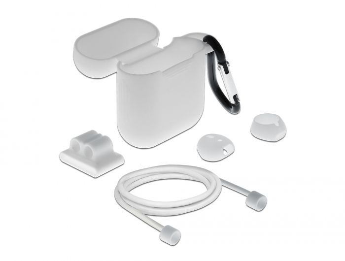 DeLock Apple AirPods Accessory Set White