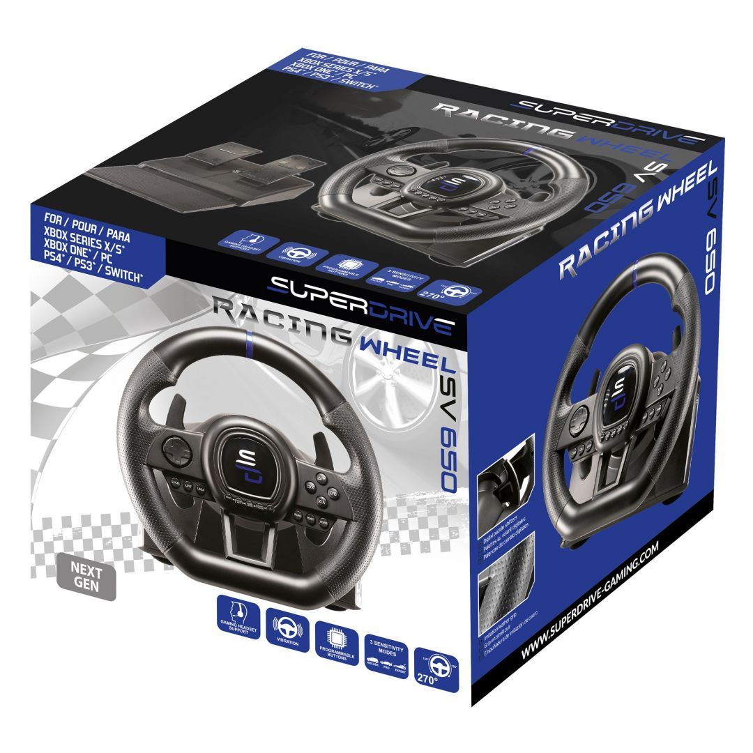 Subsonic Superdrive SV 650 Steering Wheel Black