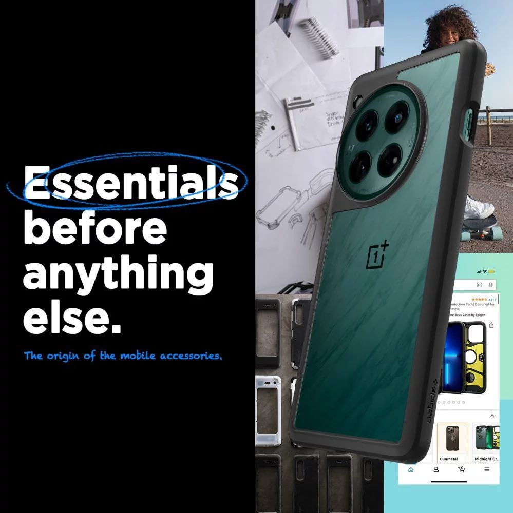 Spigen Ultra Hybrid OnePlus 12 Matte Black Spigen Ultra Hybrid OnePlus 12 Matte Black