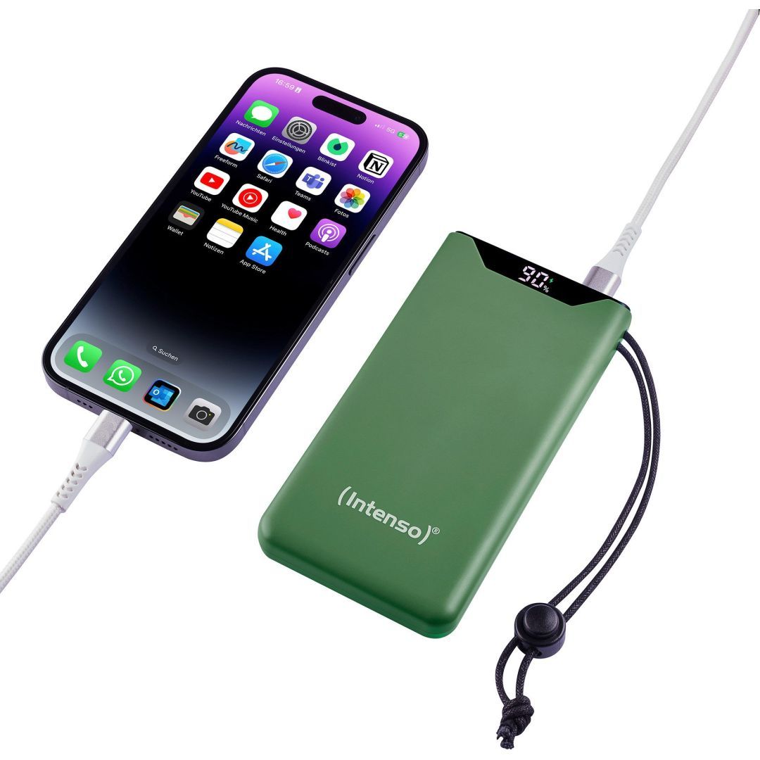 Intenso F10000 10000mAh Powerbank Green