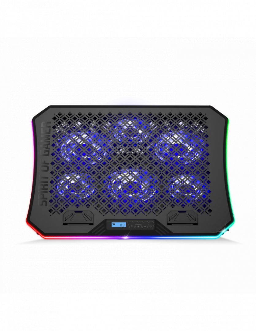 Spirit Of Gamer AirBlade 1200 RGB Notebook cooler Black