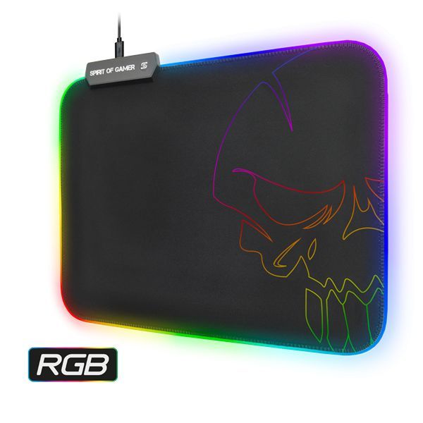 Spirit Of Gamer RGB Medium Egérpad Black