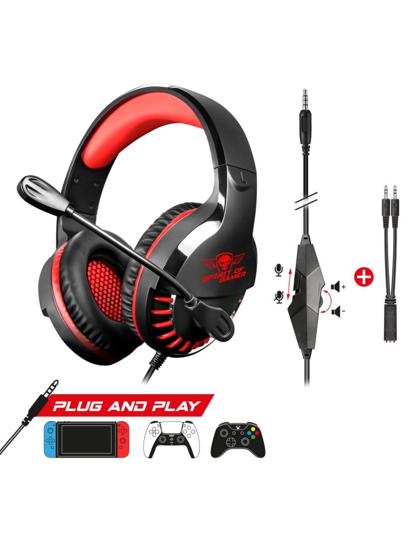 Spirit Of Gamer PRO-H3 Headset Red