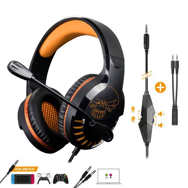 Spirit Of Gamer PRO-H3 MultiPlatform Headset Black/Orange