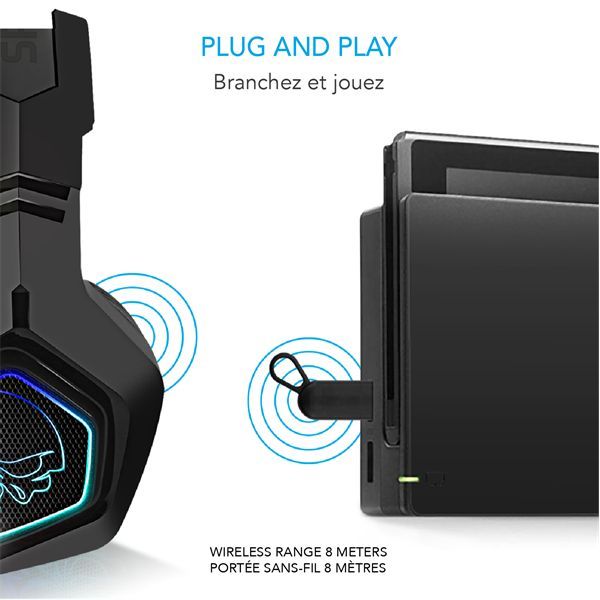 Spirit Of Gamer XPERT-H900 Wireless Headset Black