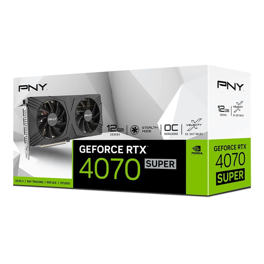 PNY GeForce RTX4070 Super 12GB DDR6X OC DF