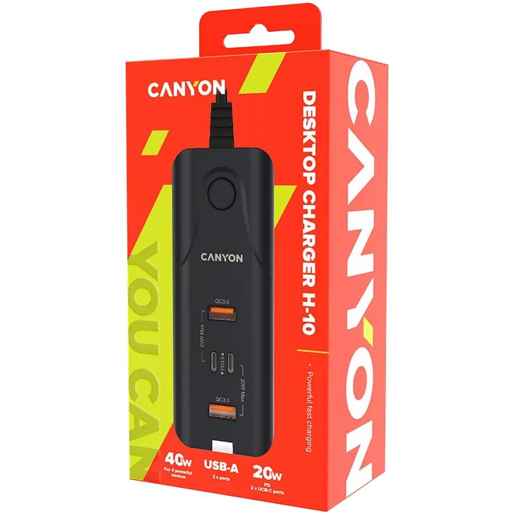 Canyon H-10 Desktop Charger 1,1m Black