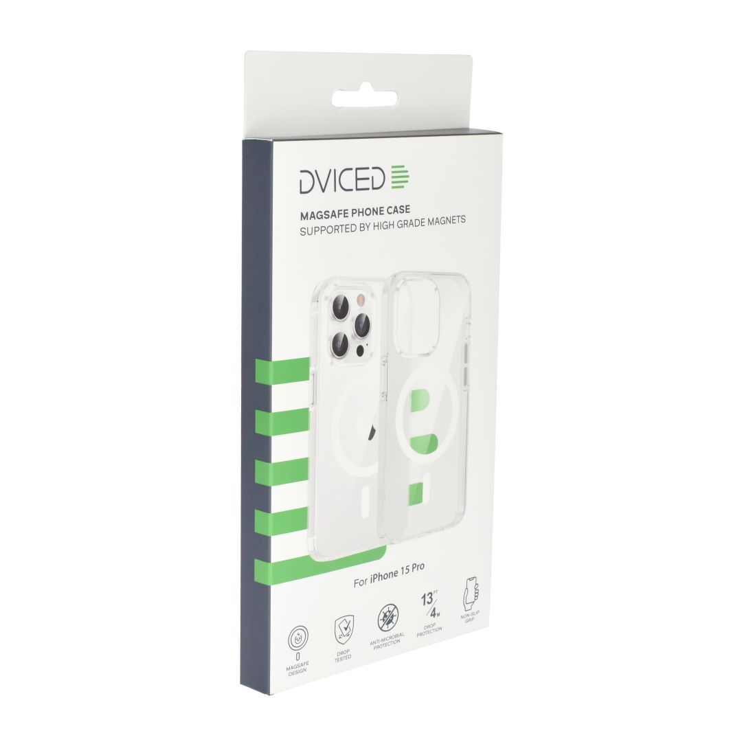 Dviced Magsafe iPhone 15 Pro Clear case White Dviced Magsafe iPhone 15 Pro Clear case White