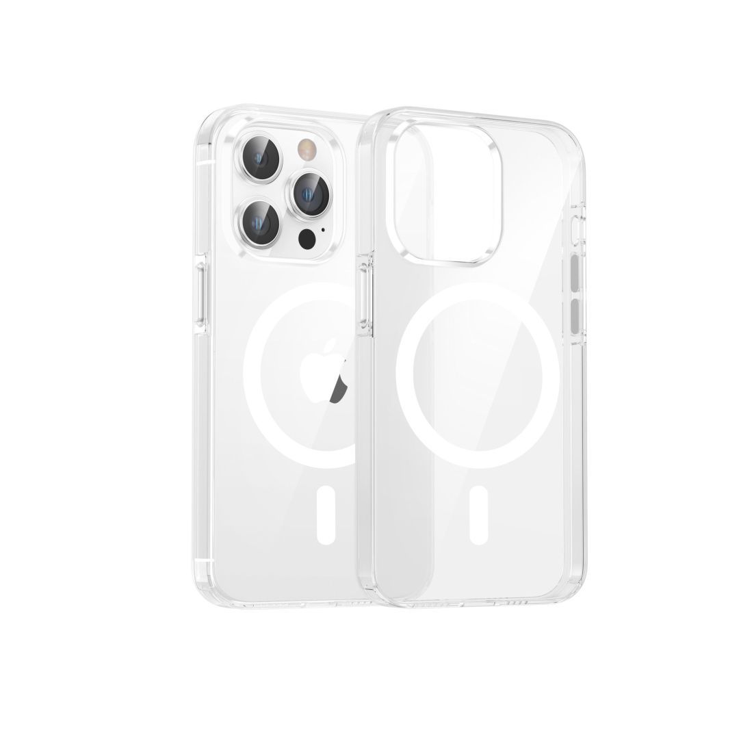 Dviced Magsafe iPhone 15 Pro Clear case White Dviced Magsafe iPhone 15 Pro Clear case White