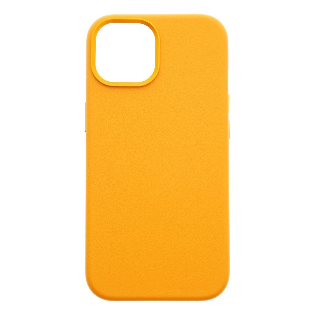 Dviced Leather case with magsafe for iPhone 15 Orange Dviced Leather case with magsafe for iPhone 15 Orange