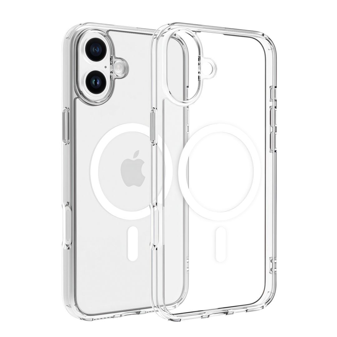 Dviced Magsafe iPhone 16 Plus clear case White Dviced Magsafe iPhone 16 Plus clear case White