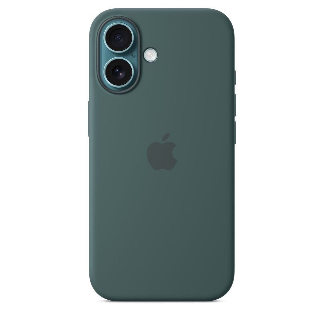 Apple iPhone 16 Silicone Case with MagSafe Lake Green (Seasonal) Apple iPhone 16 Silicone Case with MagSafe Lake Green (Seasonal)