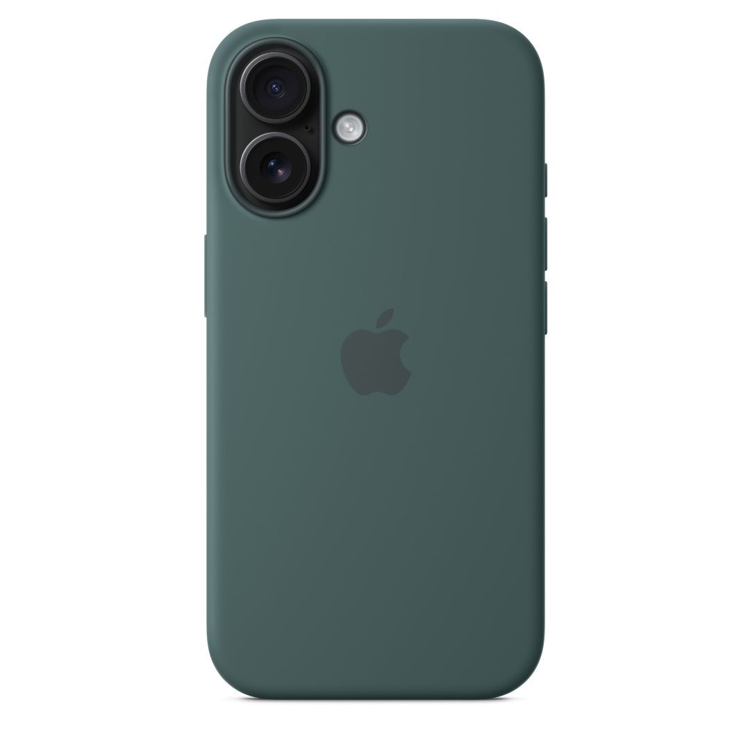 Apple iPhone 16 Silicone Case with MagSafe Lake Green (Seasonal) Apple iPhone 16 Silicone Case with MagSafe Lake Green (Seasonal)