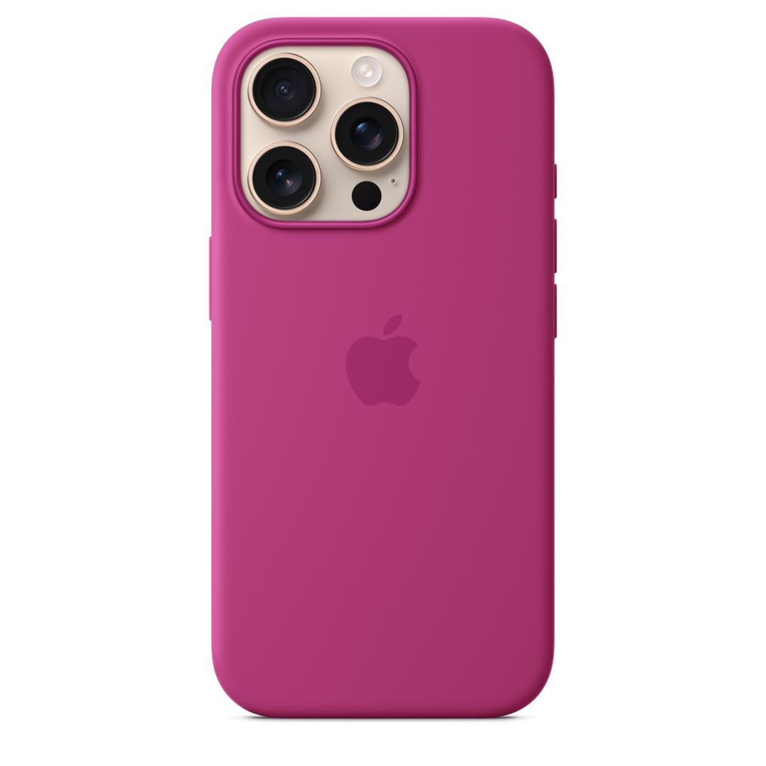 Apple iPhone 16 Pro Silicone Case with MagSafe Fuchsia (Seasonal) Apple iPhone 16 Pro Silicone Case with MagSafe Fuchsia (Seasonal)