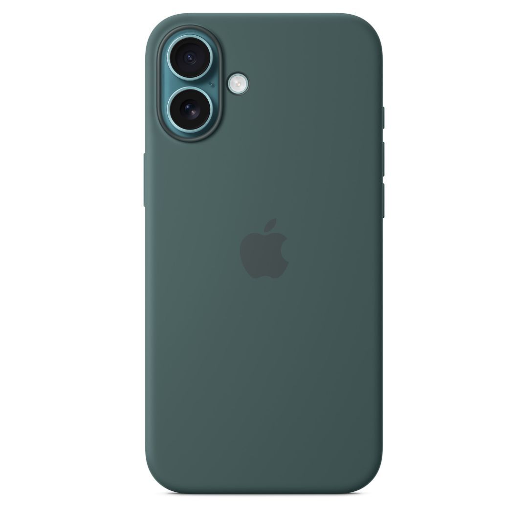 Apple iPhone 16 Plus Silicone Case with MagSafe Lake Green (Seasonal) Apple iPhone 16 Plus Silicone Case with MagSafe Lake Green (Seasonal)