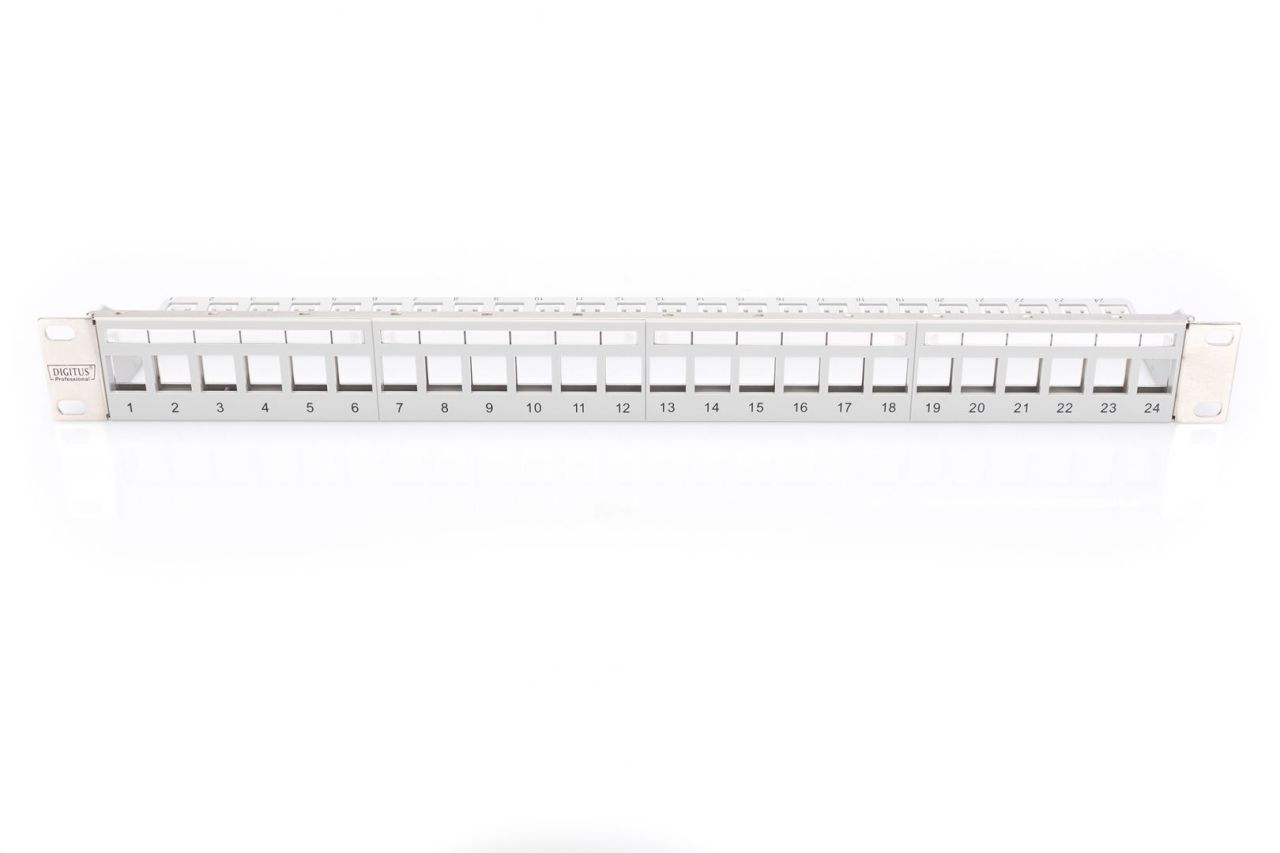 Digitus 24-port Patch Panel 1U Grey