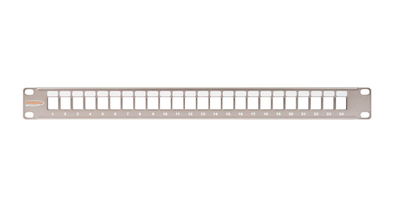 NIKOMAX 24-port Patch Panel 1U Grey