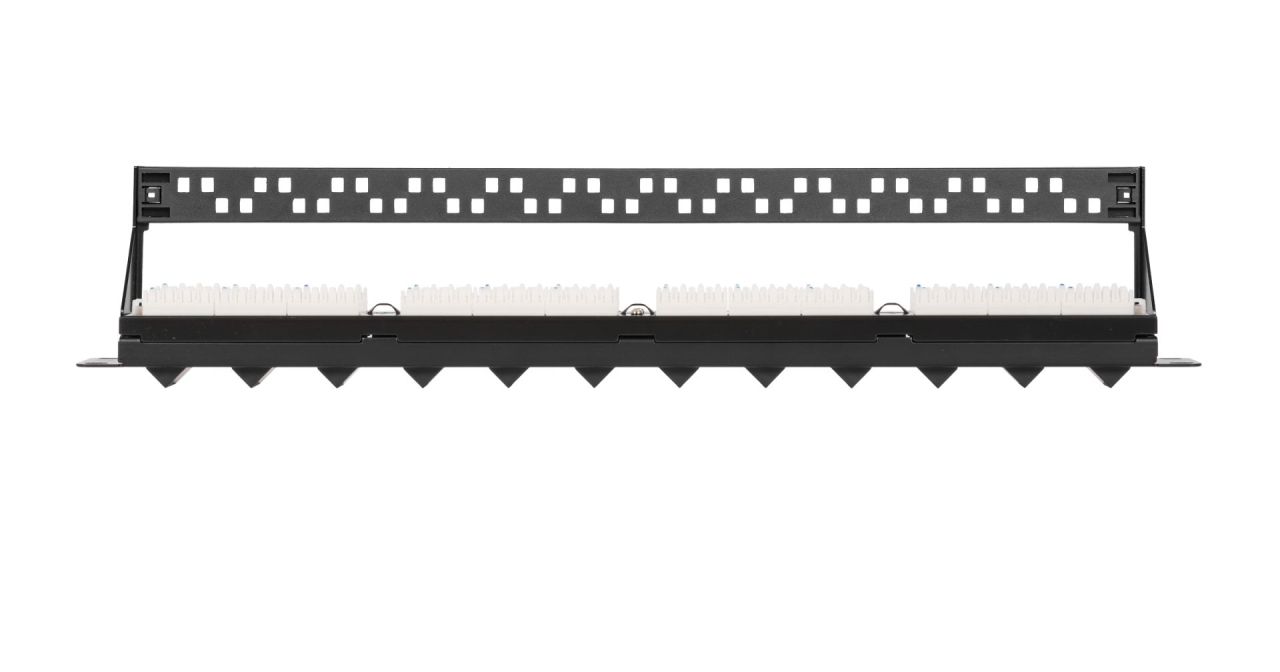 NIKOMAX 24-port Patch Panel 1U Black