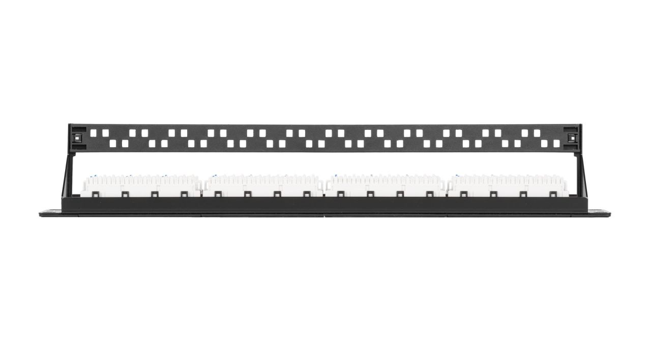 NIKOMAX 24-port Patch Panel 1U Black