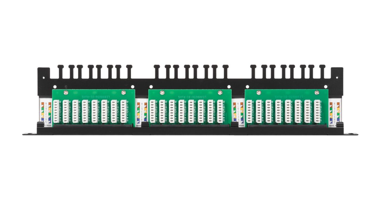 NIKOMAX 24-port Patch Panel 0,5U Black