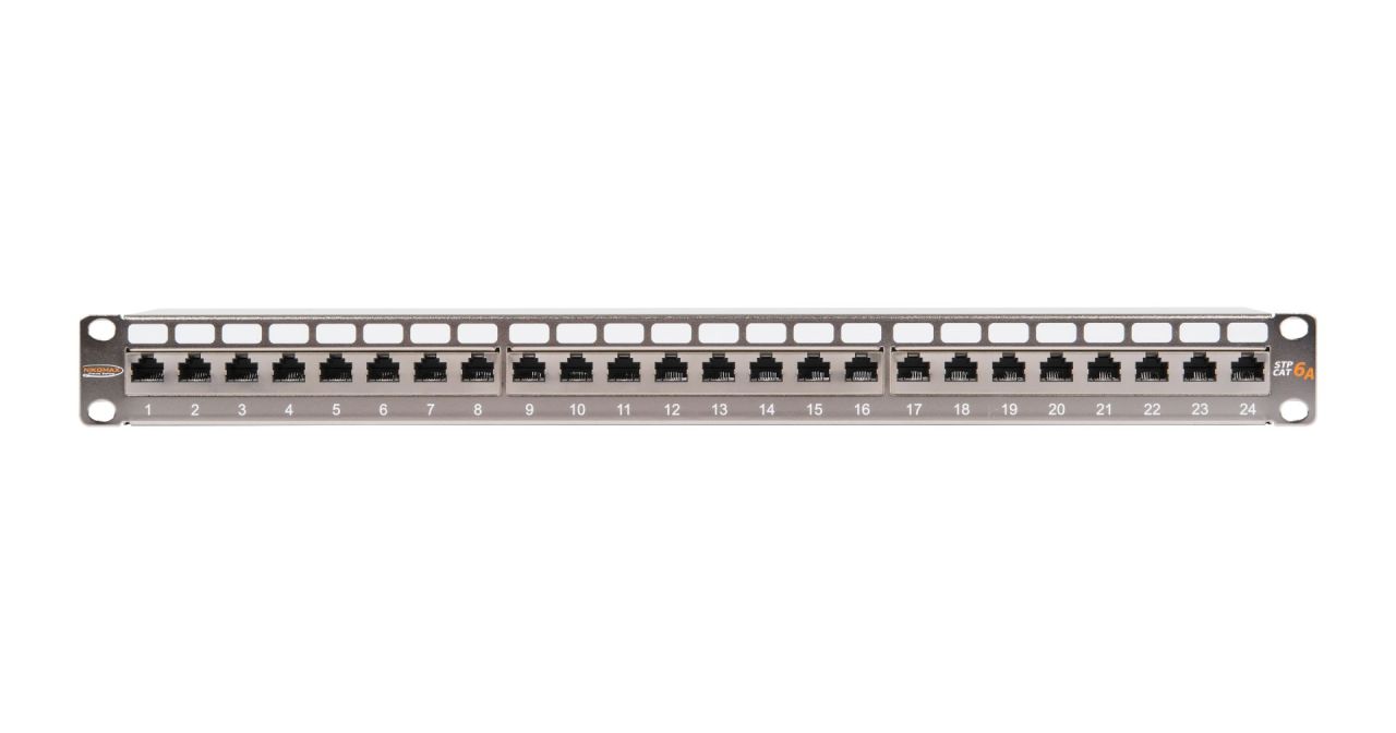 NIKOMAX 24-port Patch Panel 1U Grey