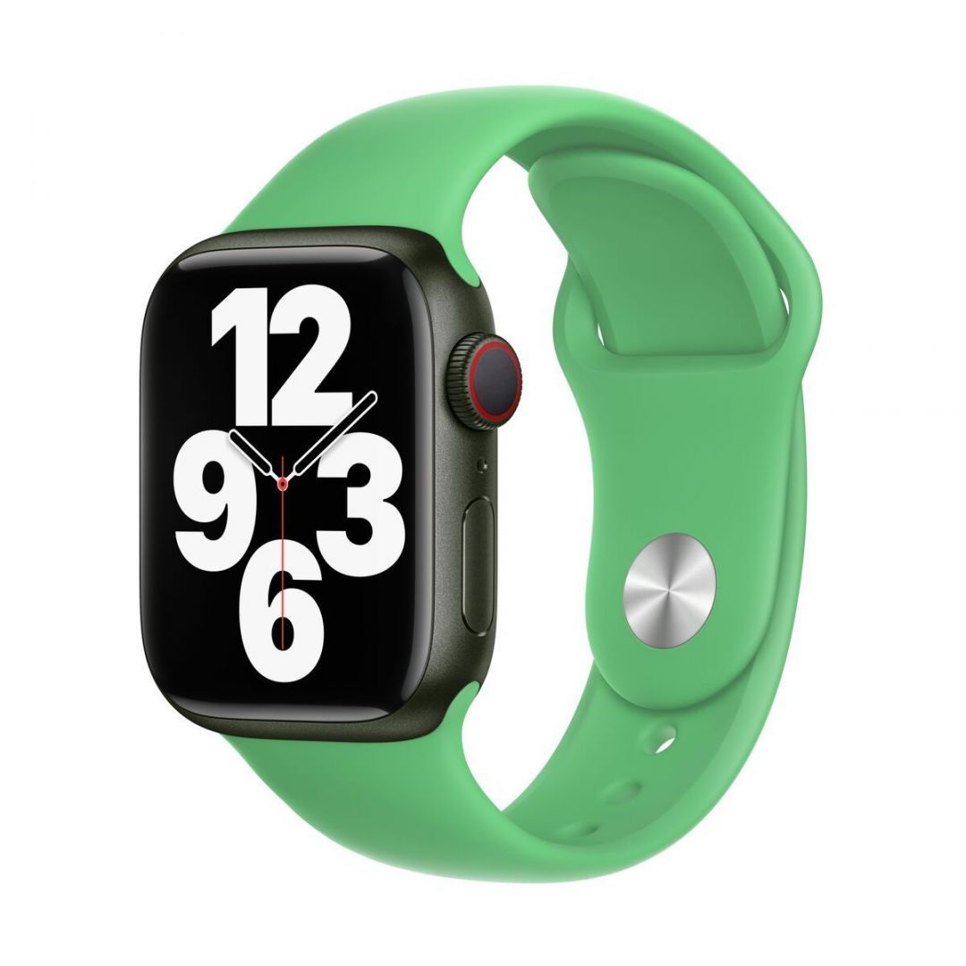 Apple Watch 41mm Band: Bright Green Sport Band (Seasonal Spring 2022) Apple Watch 41mm Band: Bright Green Sport Band (Seasonal Spring 2022)