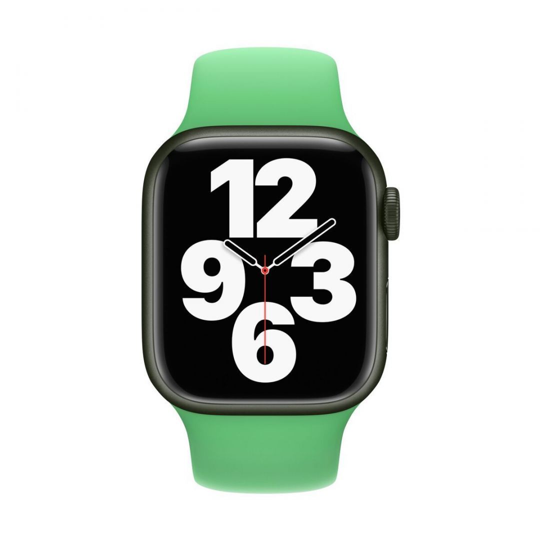 Apple Watch 41mm Band: Bright Green Sport Band (Seasonal Spring 2022) Apple Watch 41mm Band: Bright Green Sport Band (Seasonal Spring 2022)