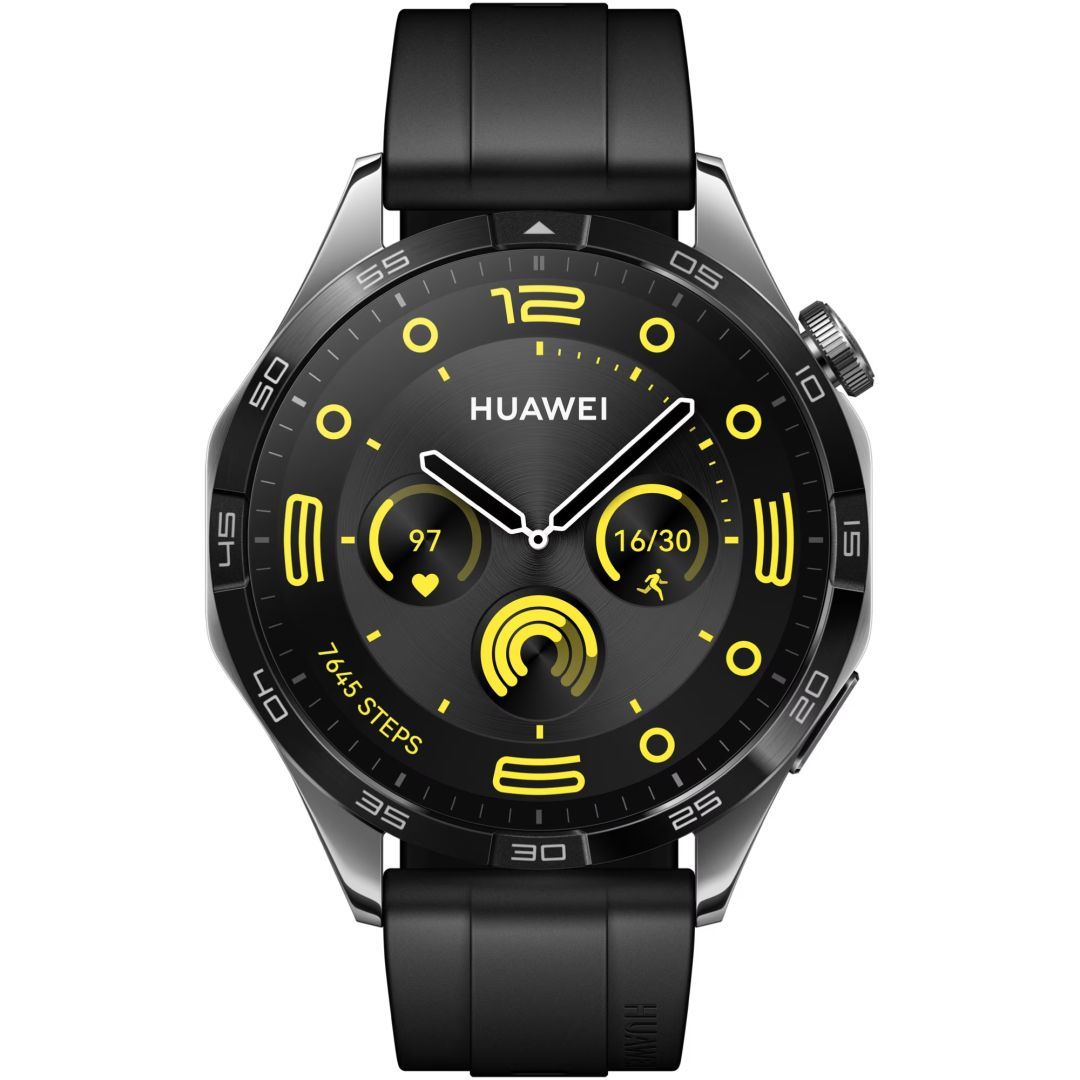 Huawei Watch GT 4 46mm Fluoroelastomer Strap Black