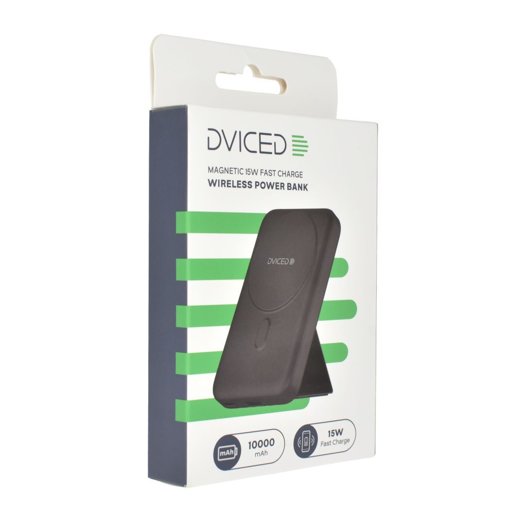Dviced Wireless Magnetic 15W Fast Charge 10000mAh Powerbank Black Dviced Wireless Magnetic 15W Fast Charge 10000mAh Powerbank Black